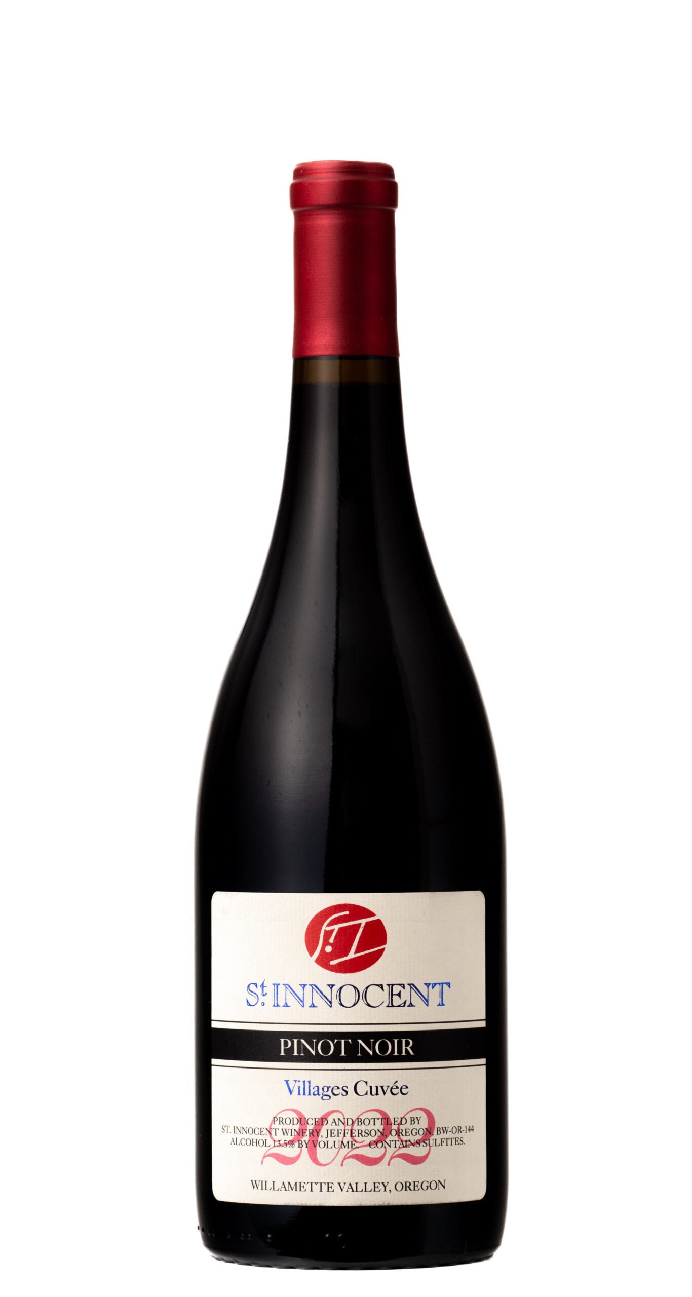 St Innocent Winery Pinot Noir Villages Cuvee Willamette Valley Oregon 2022