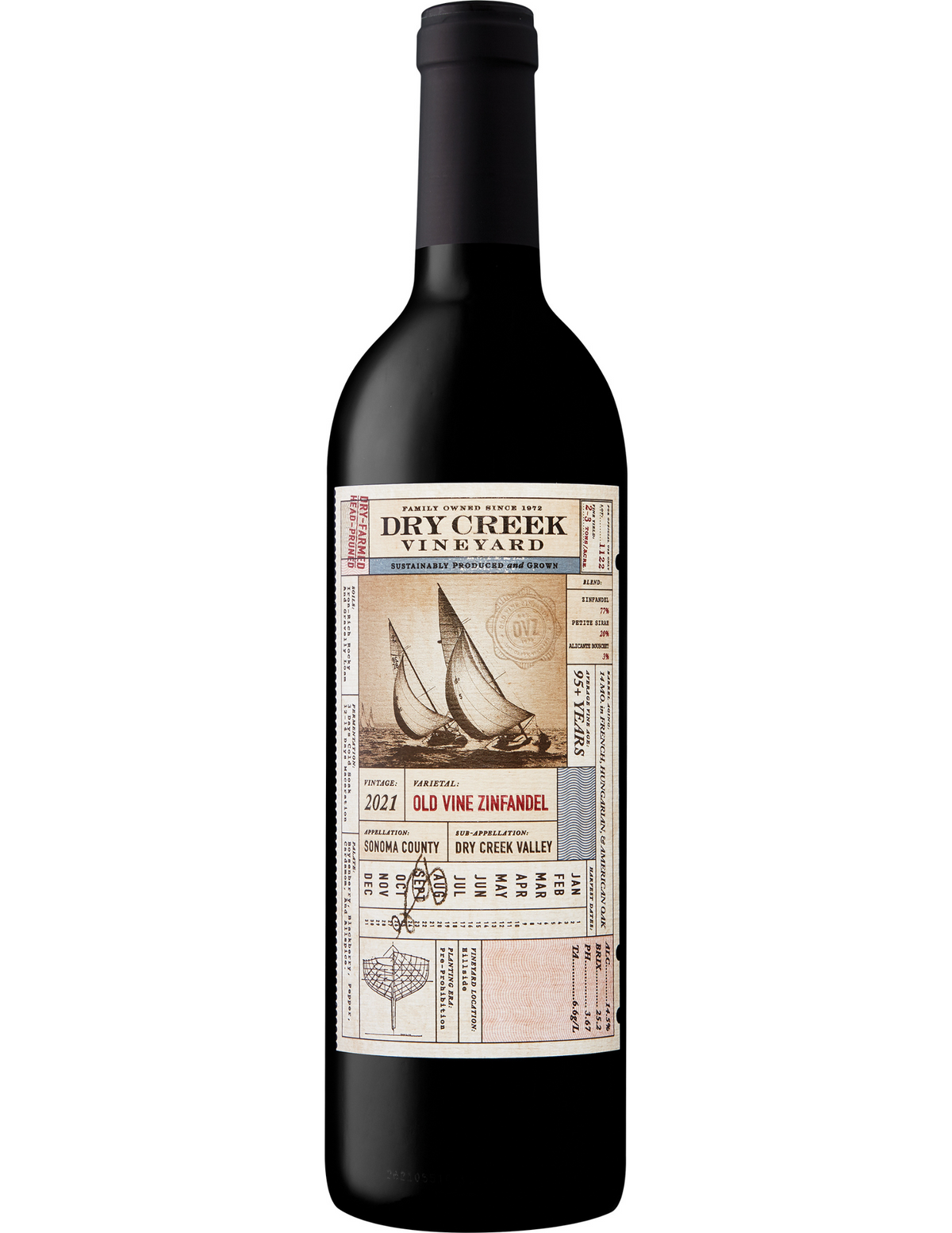 Dry Creek Old Vine Zinfandel Sonoma County California 2021