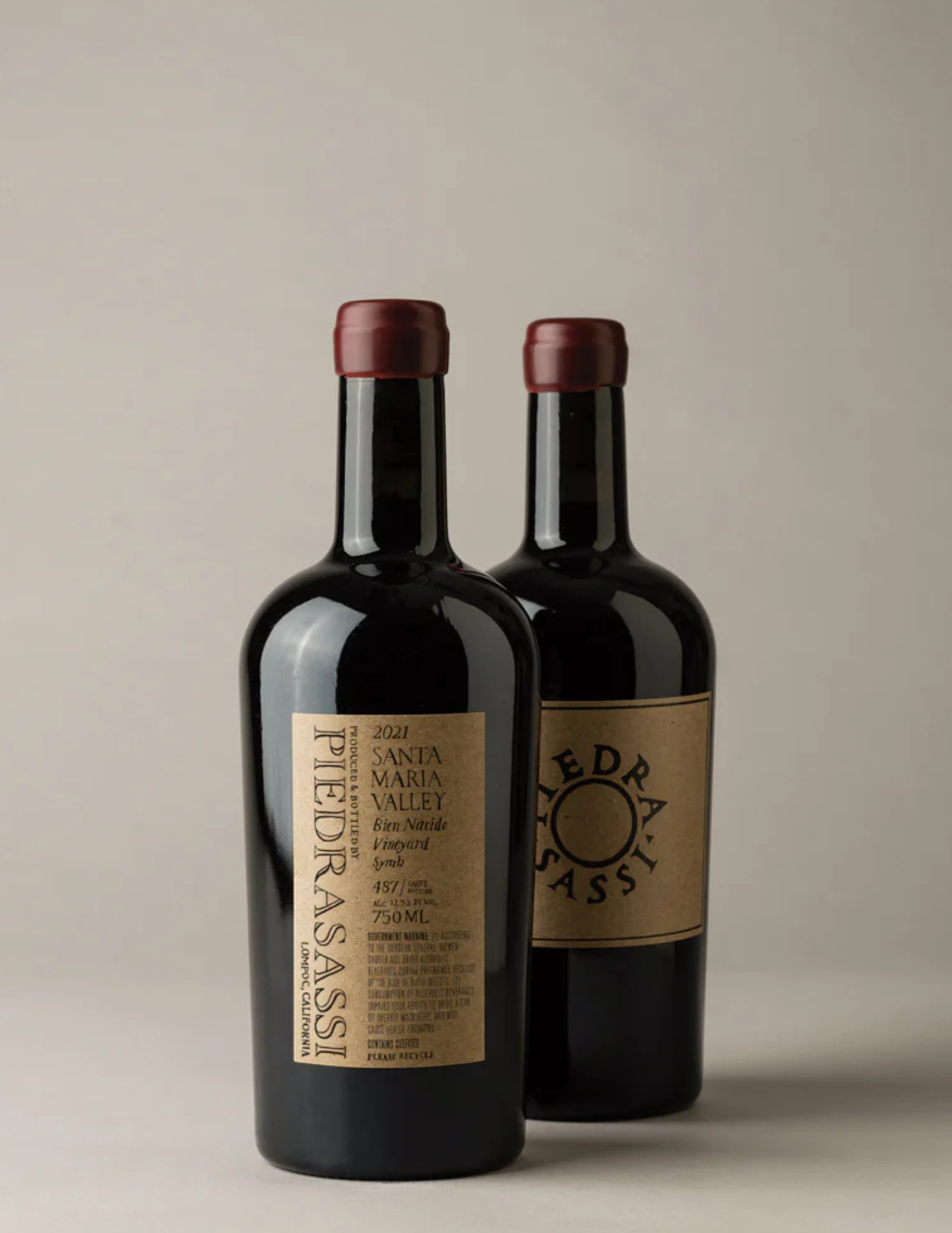 Piedrasassi Syrah Bien Nacido Vineyard Lampoc California 2021