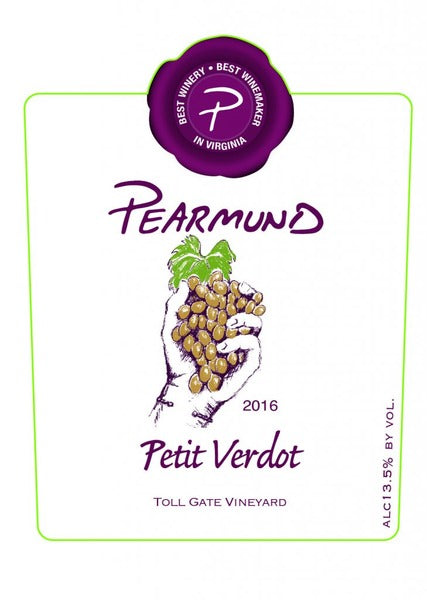 Pearmund Cellars Petit Verdot Fauquier Middleburg Virginia 2021