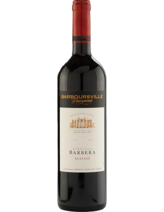 Barboursville Barbera Reserva Virginia 2022