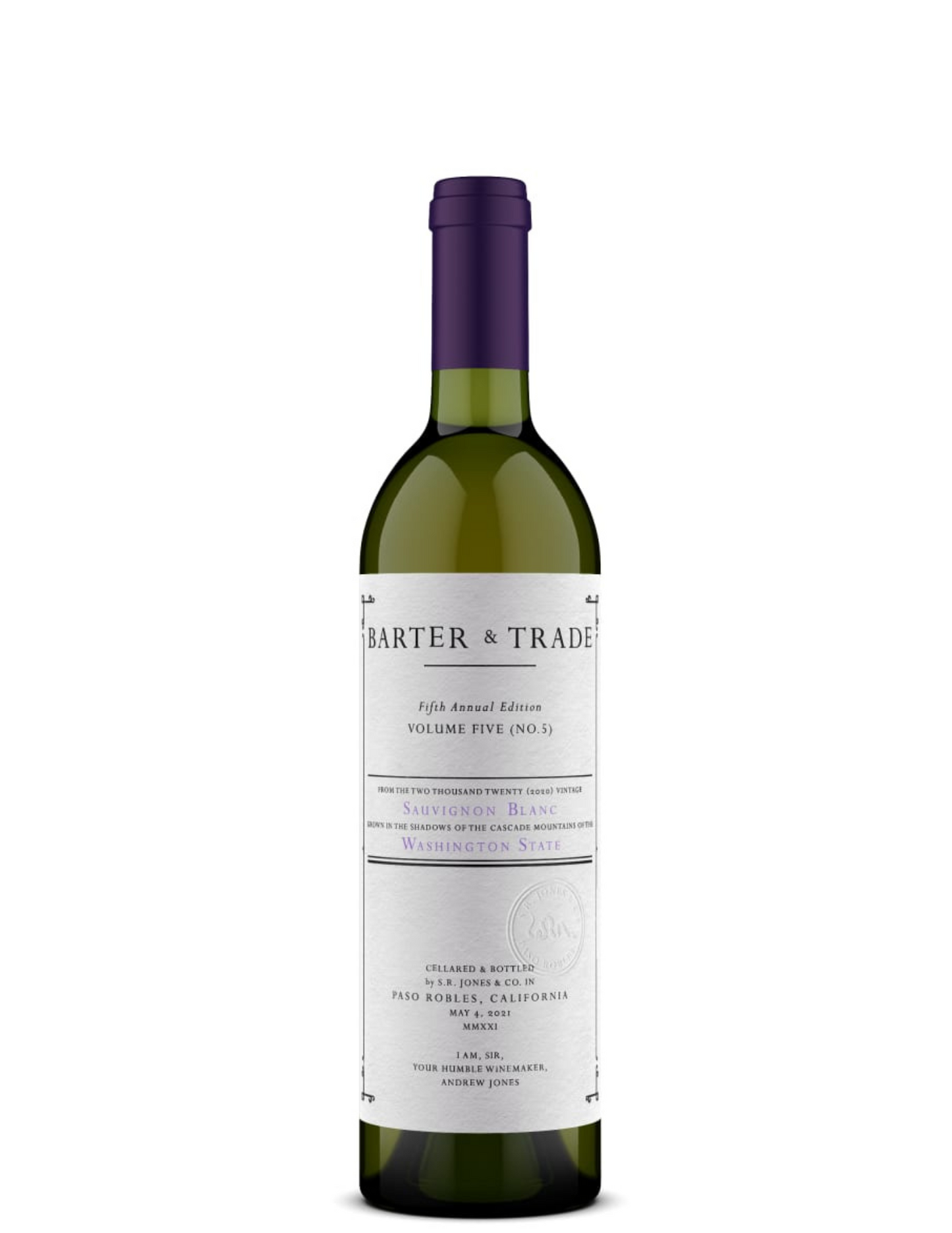 Barter & Trade Sauvignon Blanc Columbia Valley Washington 2022