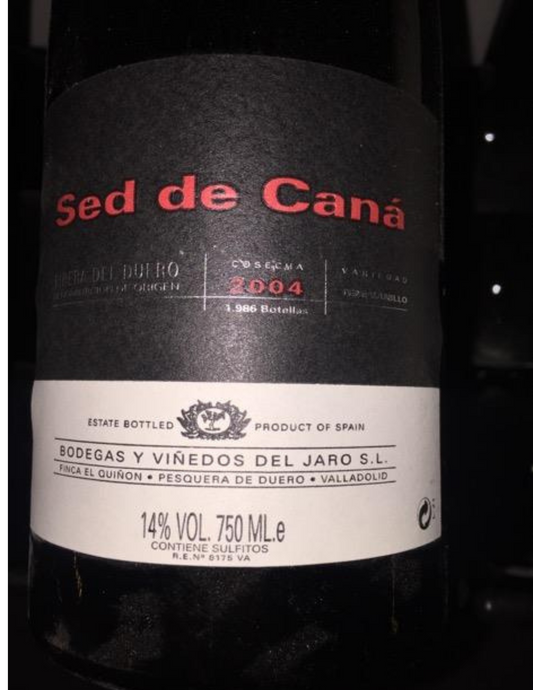 Bodegas Jaro Sed del Cana Ribera del Duero Spain 2006