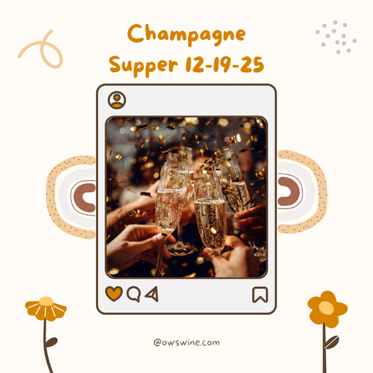 An Annual Champagne Supper  Virtual Food and Wine Tasting Extra Meal for 2 - December 19th