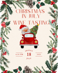 Christmas in July Kick Off Virtual Wine Tasting  Extra Meal for 2