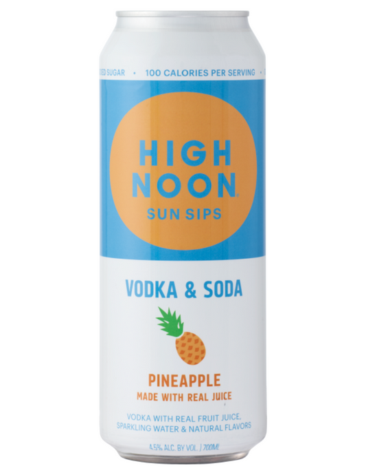High Noon Pineapple Vodka & Soda 4 pack