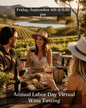 Extra Meal for Labor Day Virtual Wine and Food Tasting for 2 - September 4th