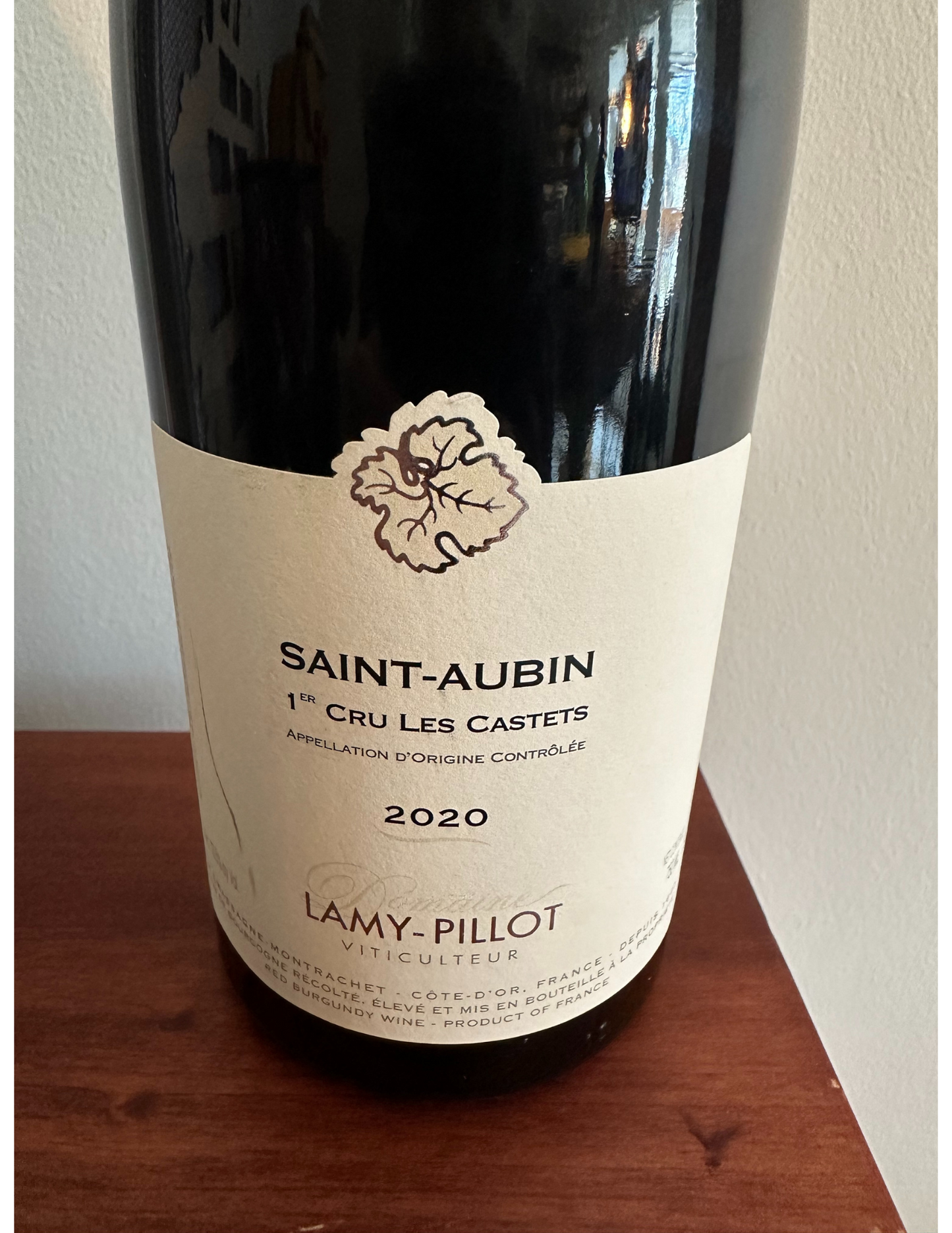 Domaine Lamy Pillot Saint Aubin 1er Cru Les Castets France 2020