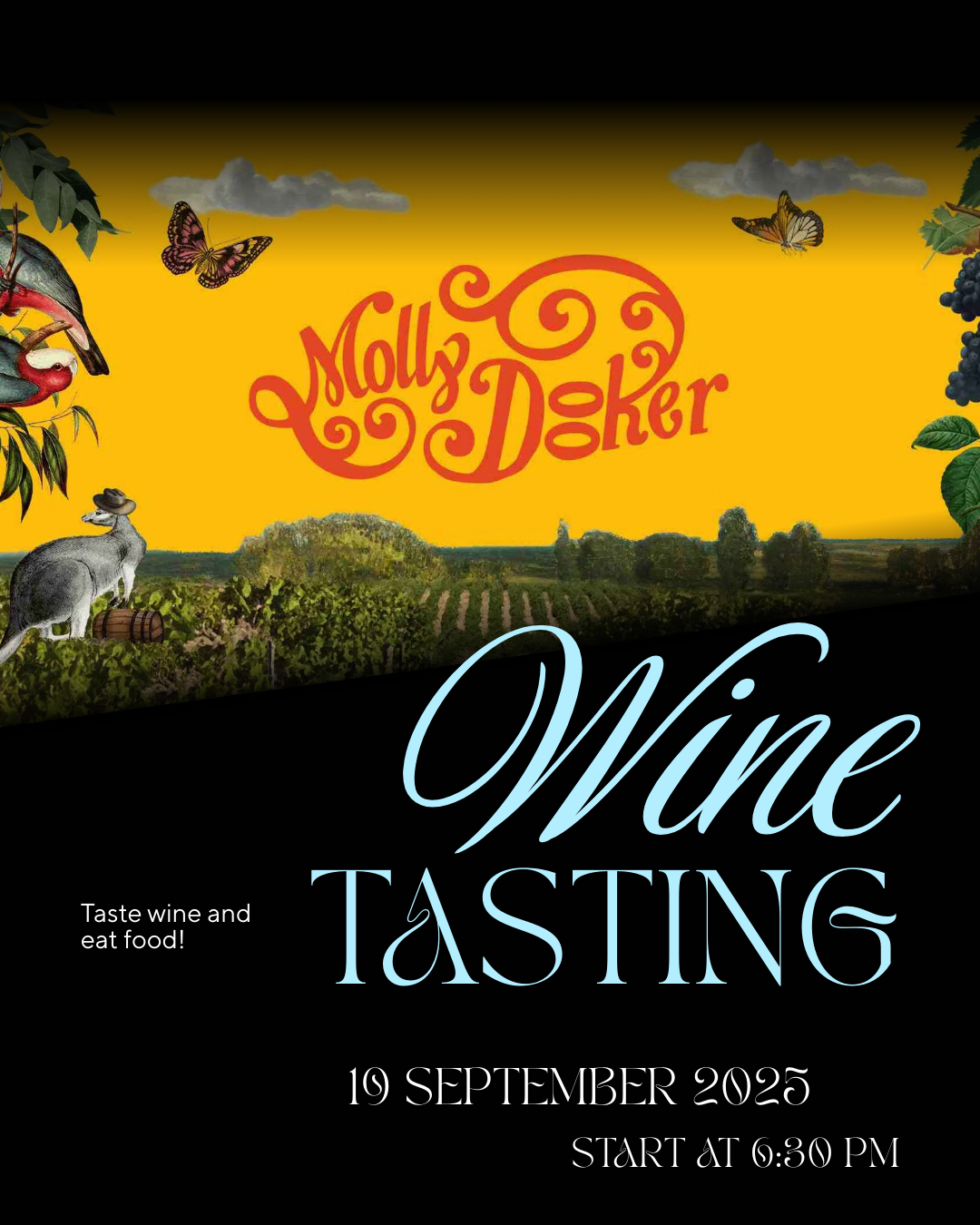 Mollydooker Virtual Wine & Food Tasting Sept. 19th @6:30 pm