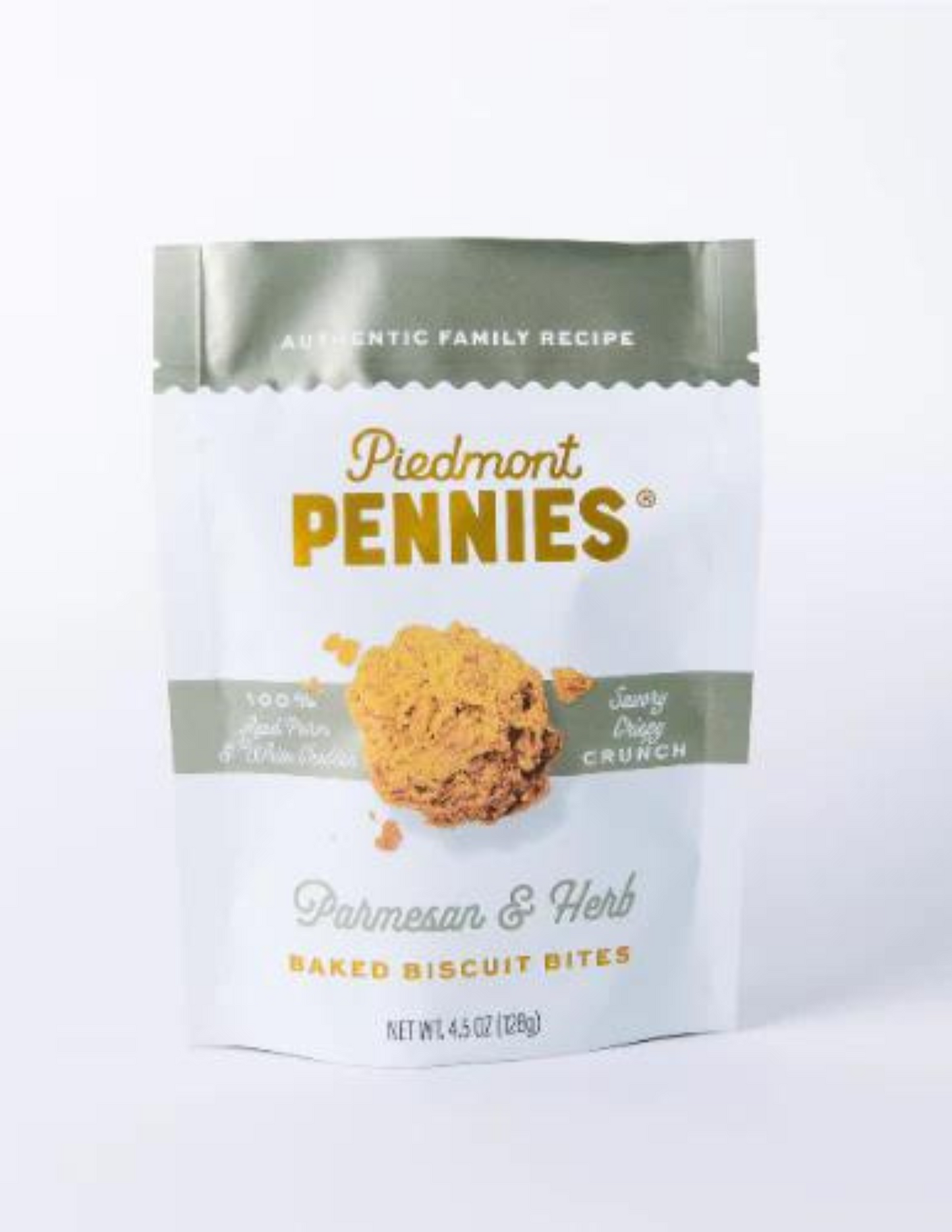 Piedmont Pennies Parmesan & Herb Baked Biscuit Bites