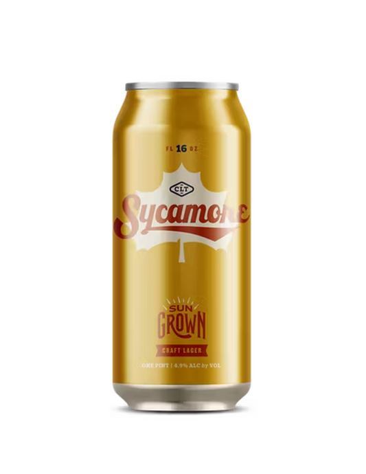 Sycamore Sun Grown Lager 4 pack cans