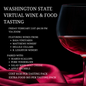 Washington State Virtual Food & Wine Tasting Extra Food for 2