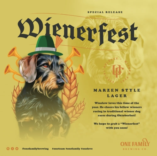 One Family Brewing Weinerfest Marzen Oktoberfest 4 Pack