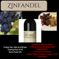 America's Grape Zinfandel Wine Dinner February 20th @ 6:30 pm