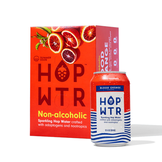 Hop Wtr Blood Orange 12 oz can (6 pack)