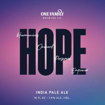 One Family Brewing Hope IPA 4 pack